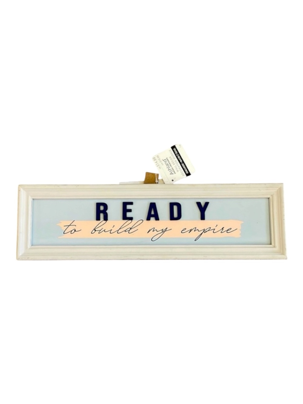 Wall decor “Ready to build my empire”